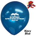 11" Decorator Navy Blue Latex Balloons